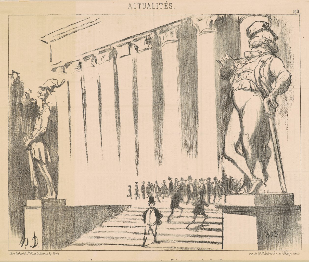 Projet de statues pour orner ... la Bourse - Honoré Daumier