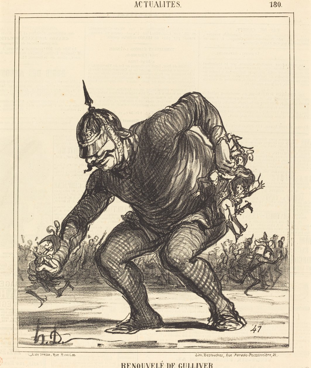 Renouvele de Gulliver - Honoré Daumier