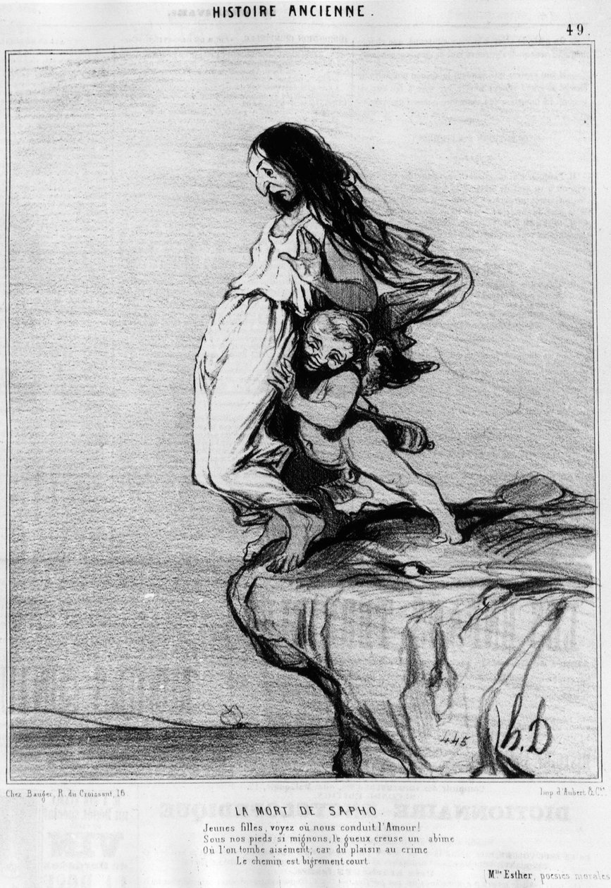 La mort de Sapho (Sappho). Série de l