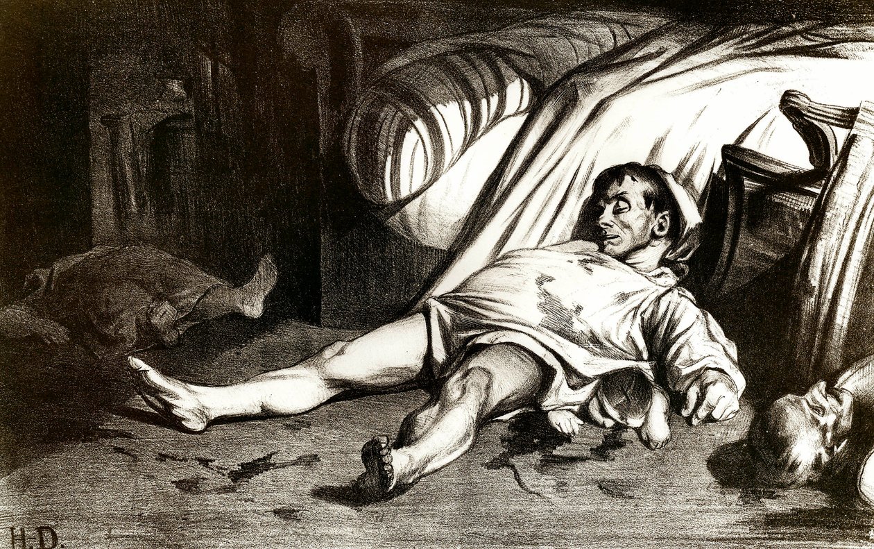 Le massacre de la rue Transnonain le 14/04/1834 : les militaires massacrent les habitants de l