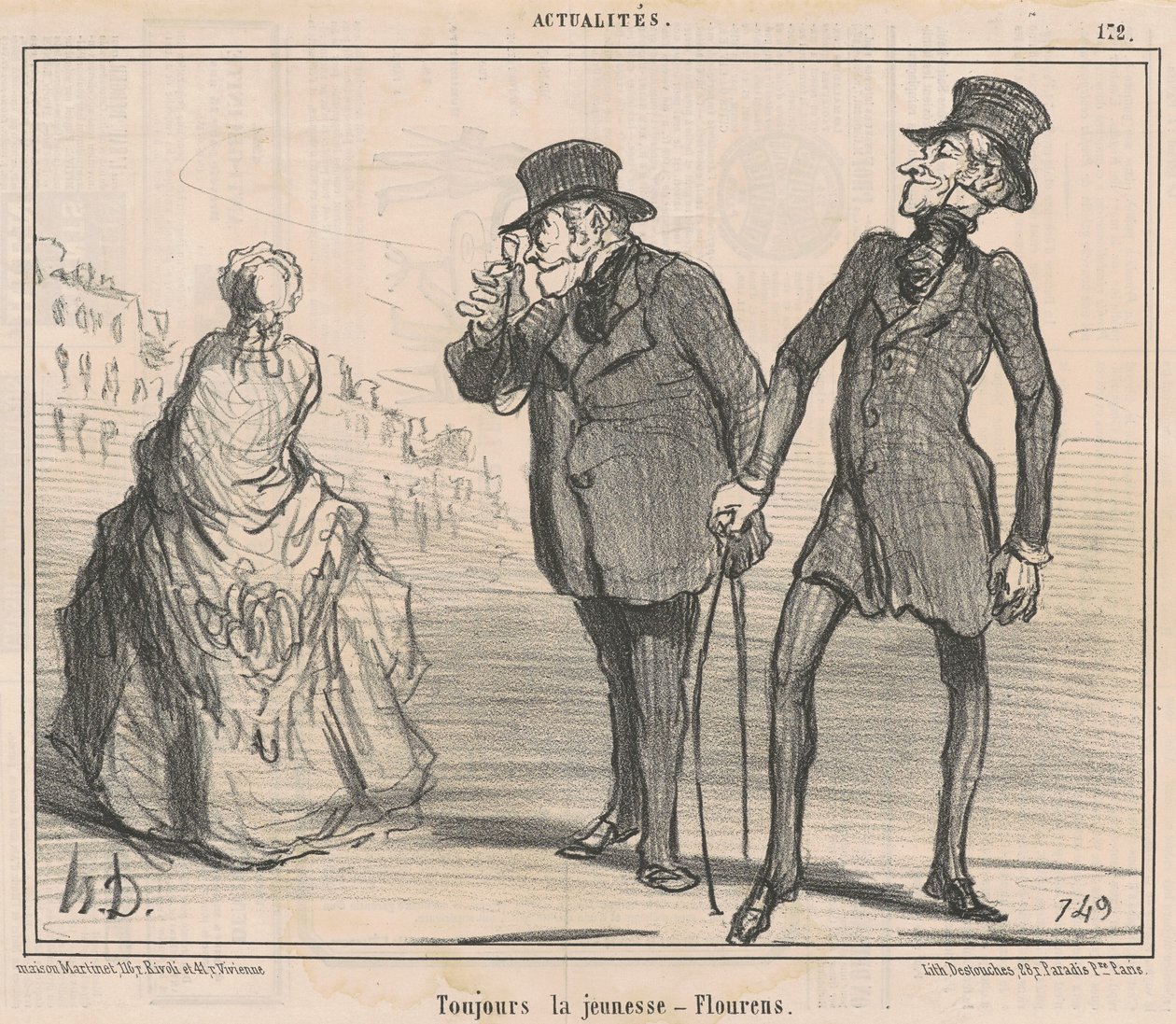 Toujours la Jeunesse-Flourens - Honoré Daumier