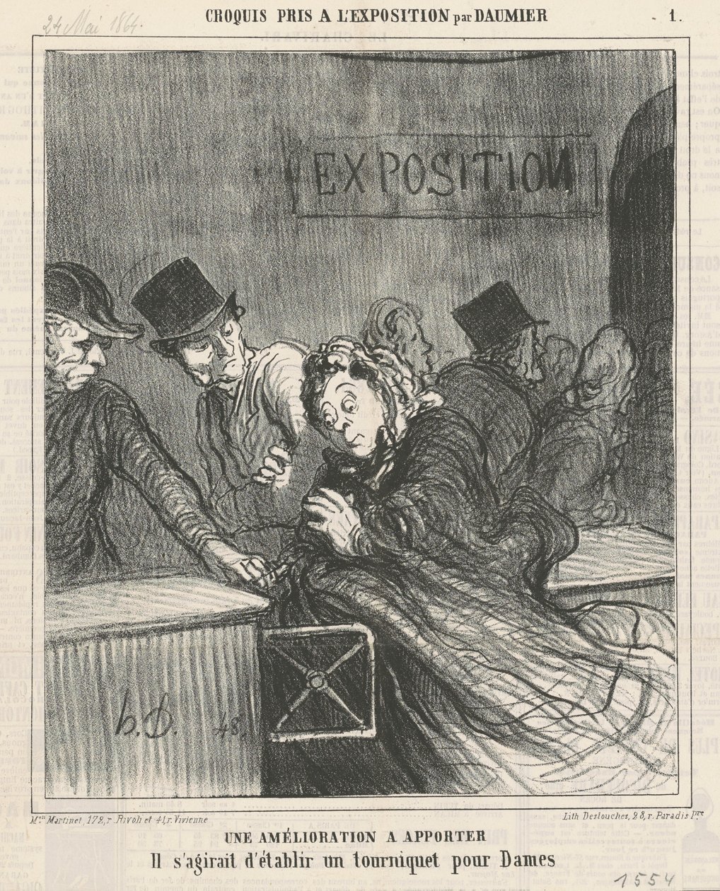 Une amélioration à apporter - Honoré Daumier