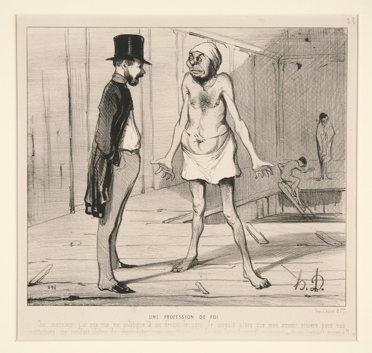 Une profession de foi - Honoré Daumier