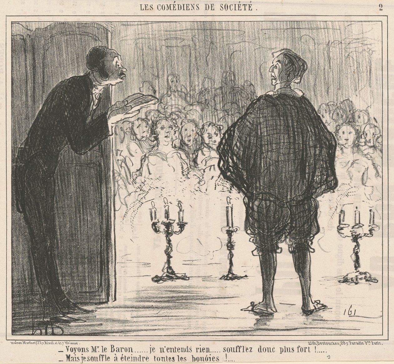 Voyons Mr. le Baron... - Honoré Daumier