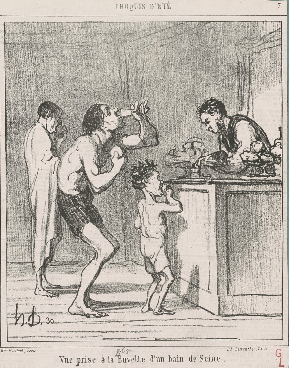 Vue prise à la buvette d