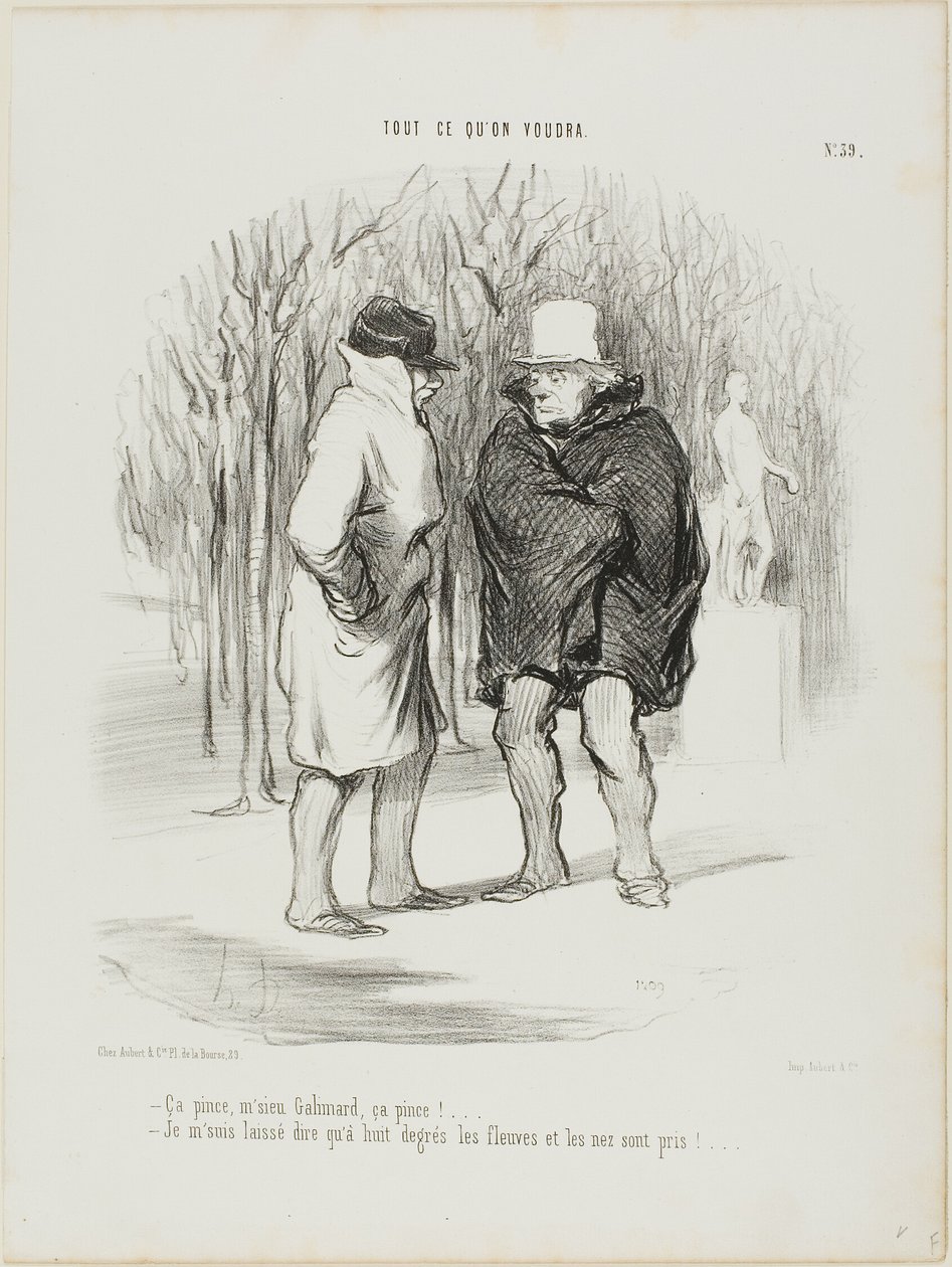 "- Il fait froid, Monsieur Galimard, il fait froid !.... - Permettez-moi de vous dire qu