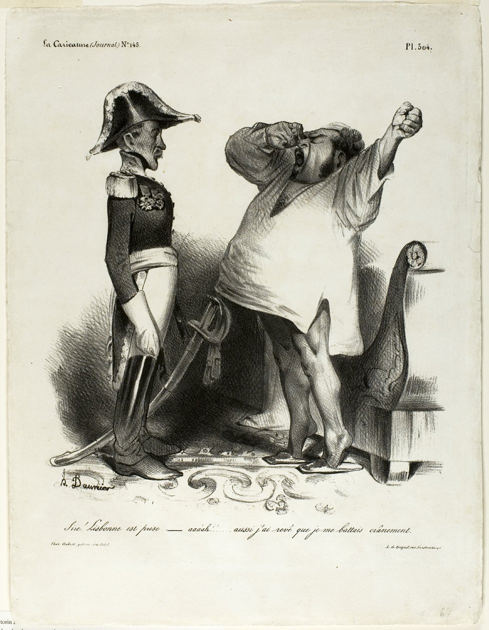 "- Sire ! Lisbonne a été prise. - aaaah !!... et j