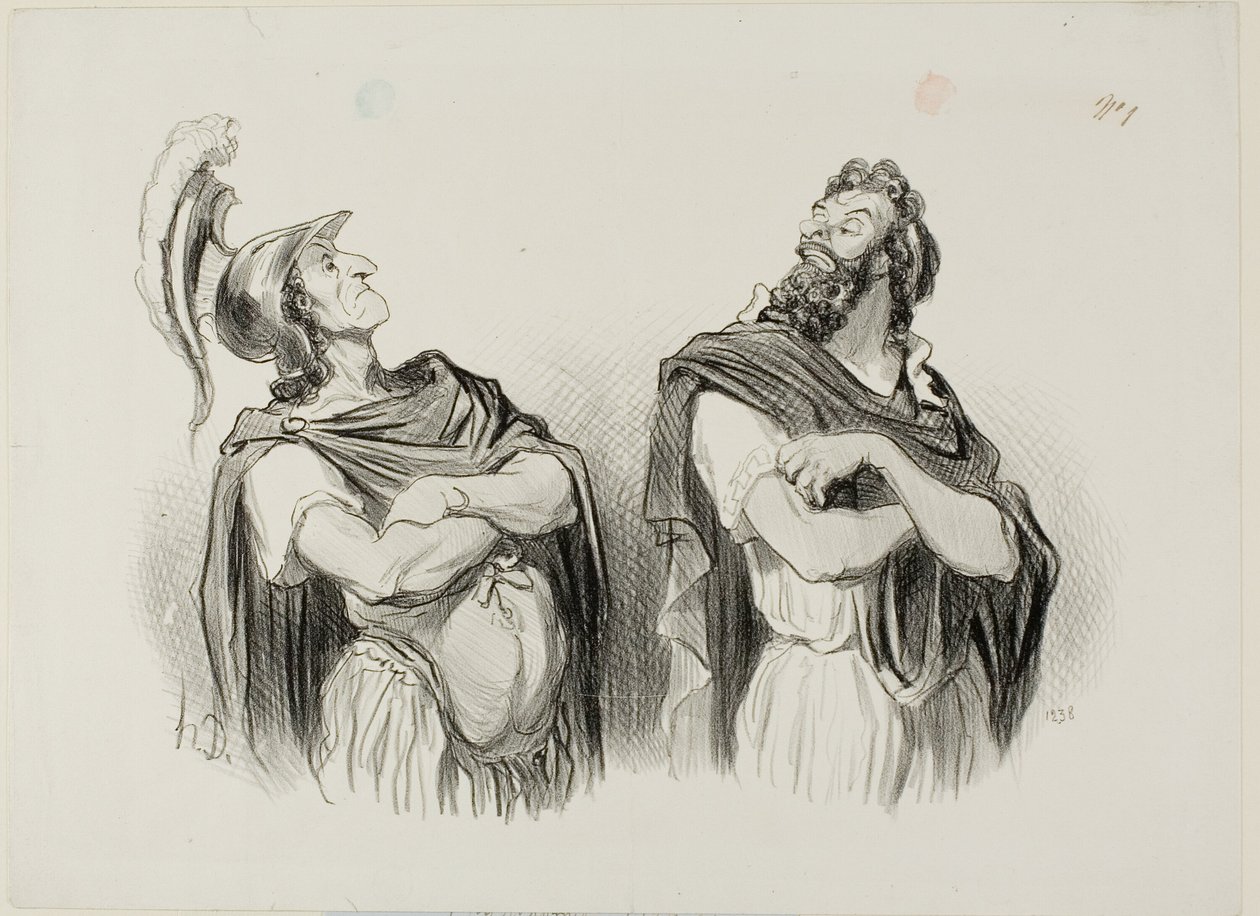 Achille et Agamemnon. Achille : "- Et qu