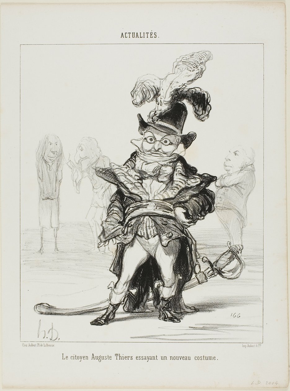 Le citoyen Thiers essayant un nouveau costume, planche 114 d