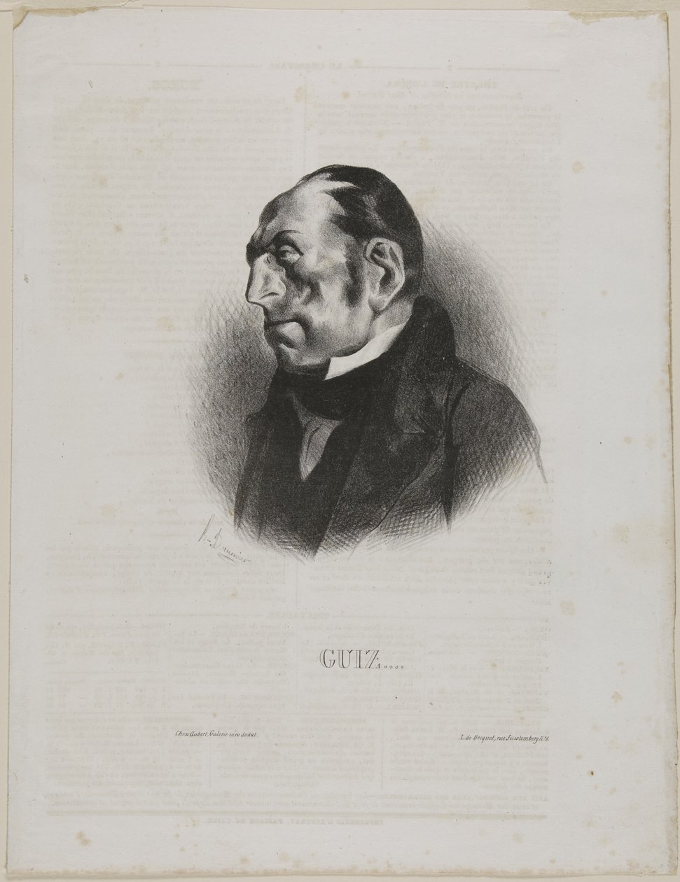 Guiz.... - Honoré Victorin Daumier