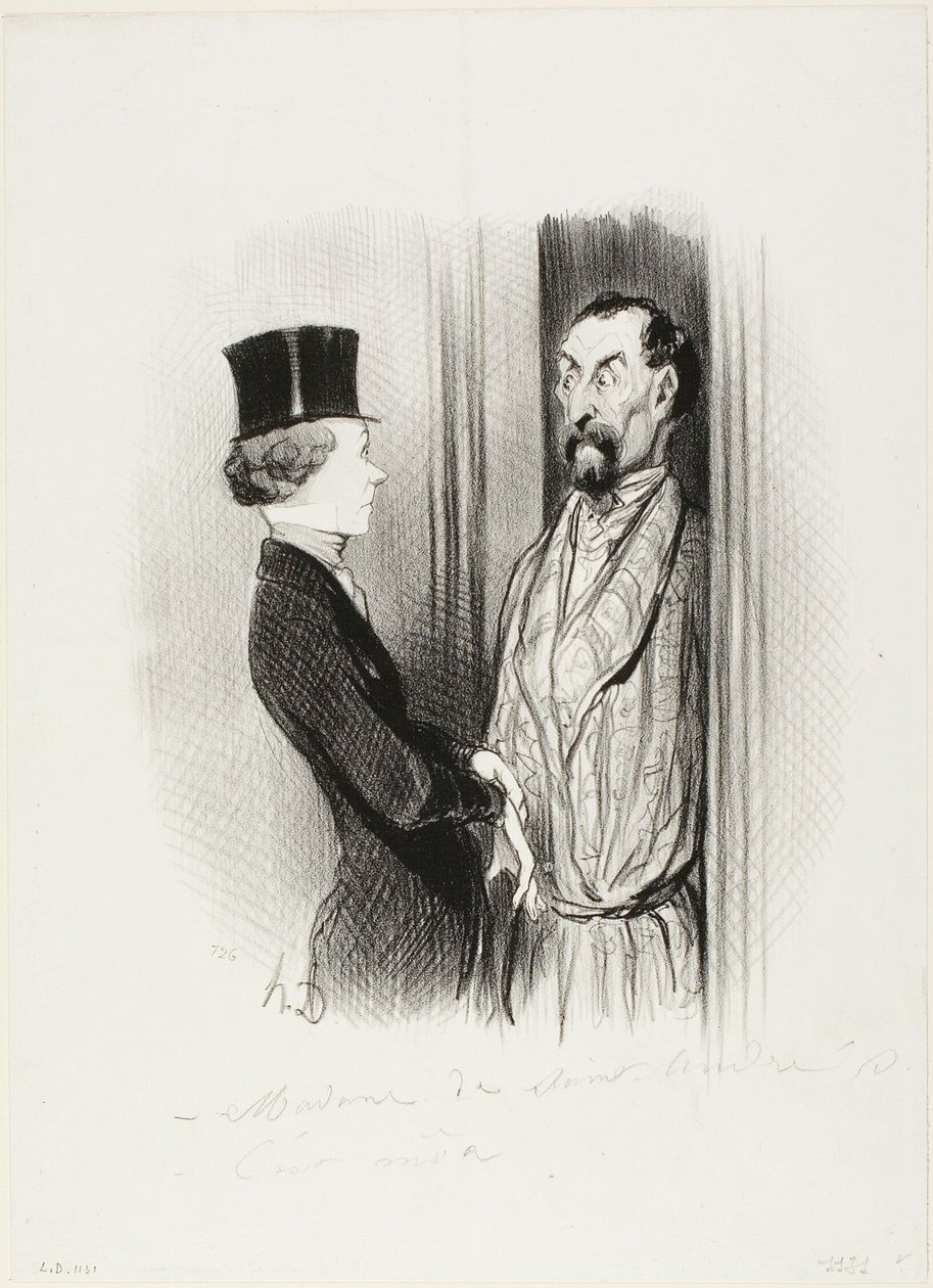 Le rendez-vous. "- Madame Eudoxie Blancminet  - C