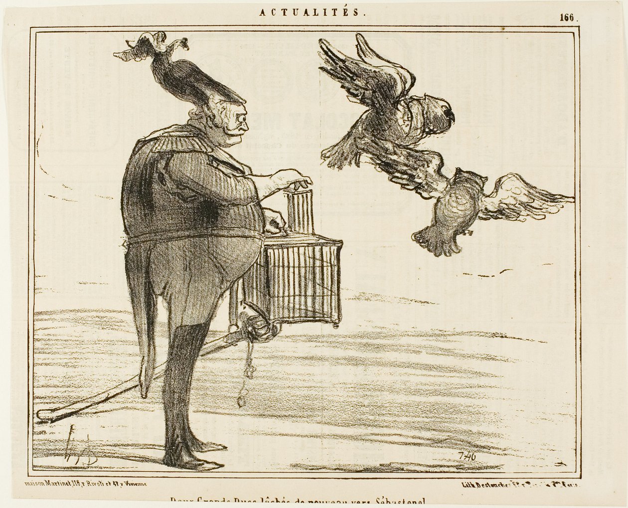 Deux grands ducs en route pour Sébastopol, planche 166 d
