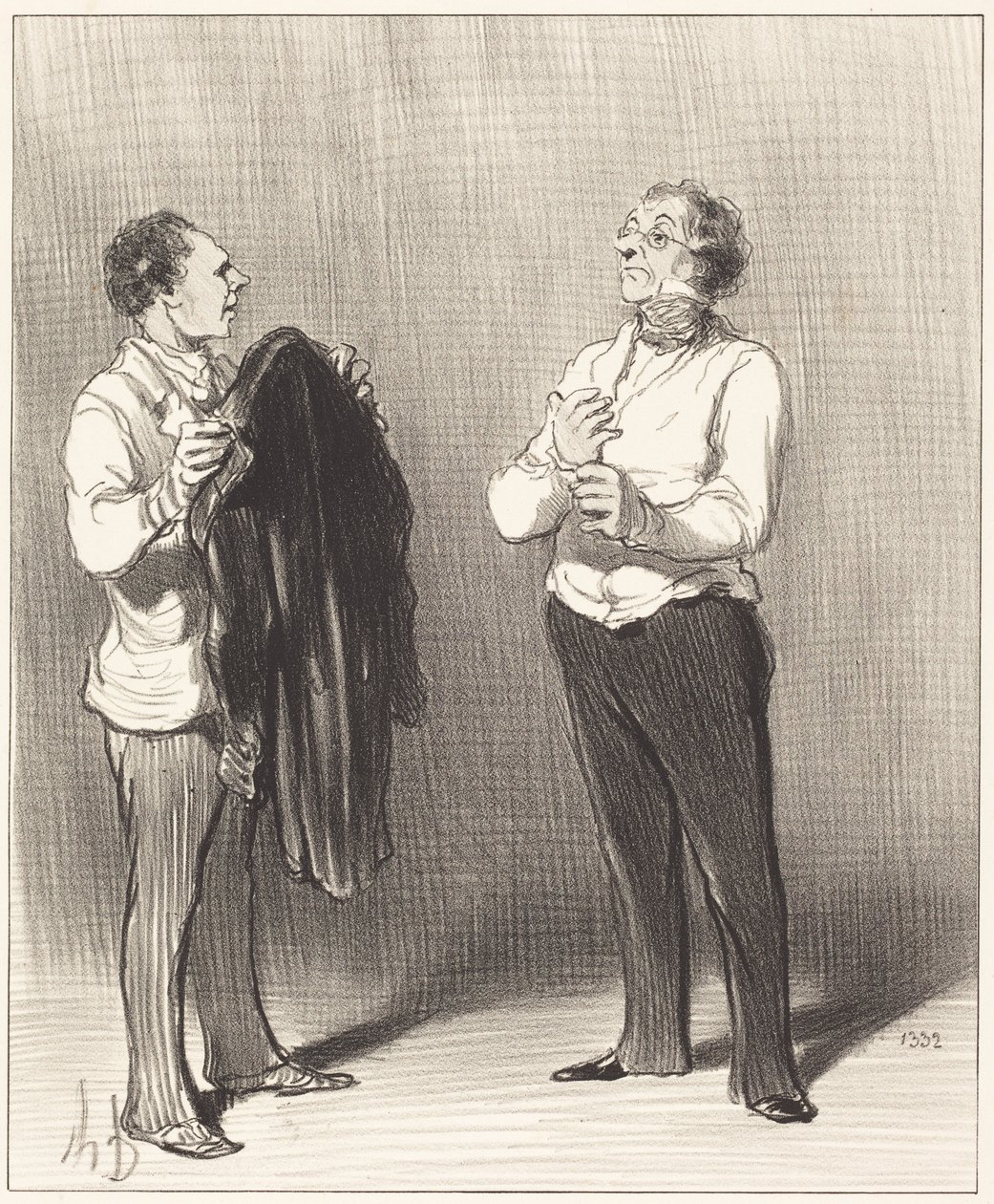 (Le Domestique) - Monsieur ferait bien... - Honoré Daumier