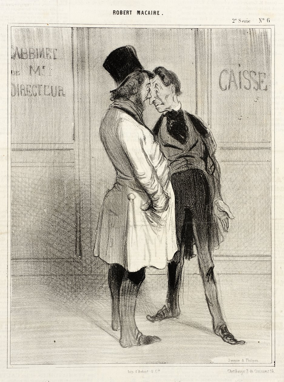 (Robert) Hé bien! mon cher Directeur... - Honoré Daumier