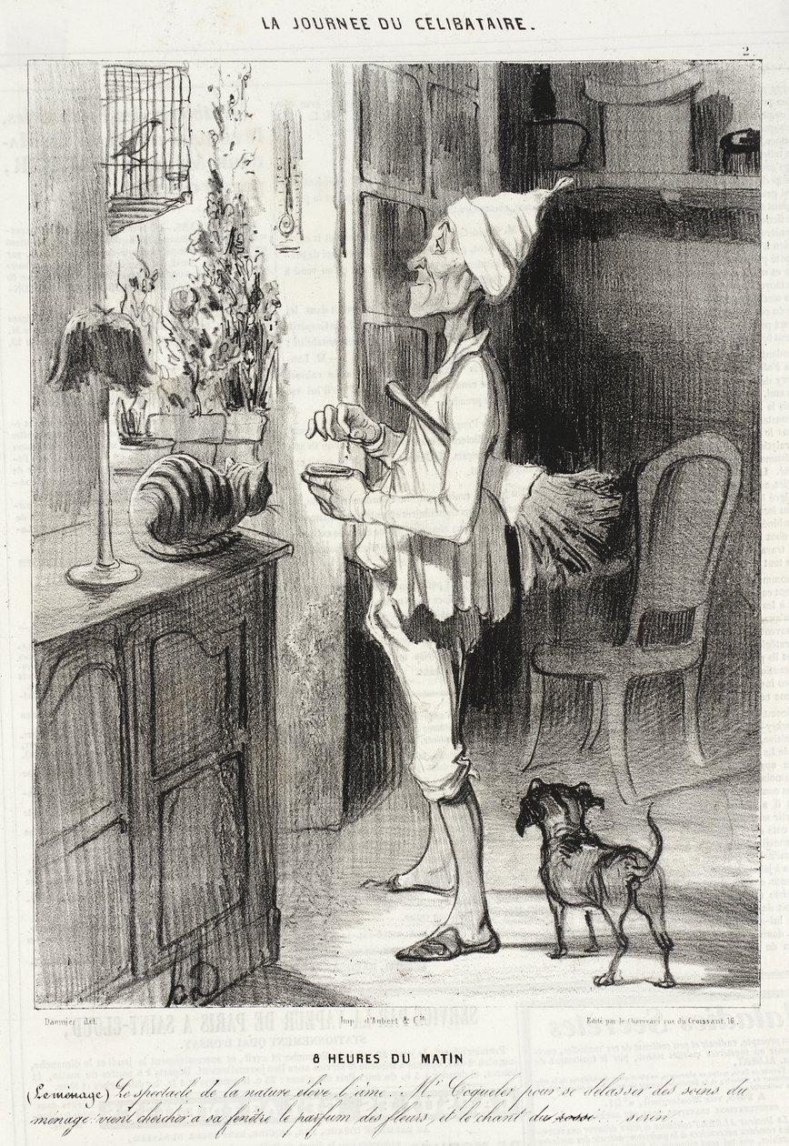 8 heures du matin - Honoré Daumier