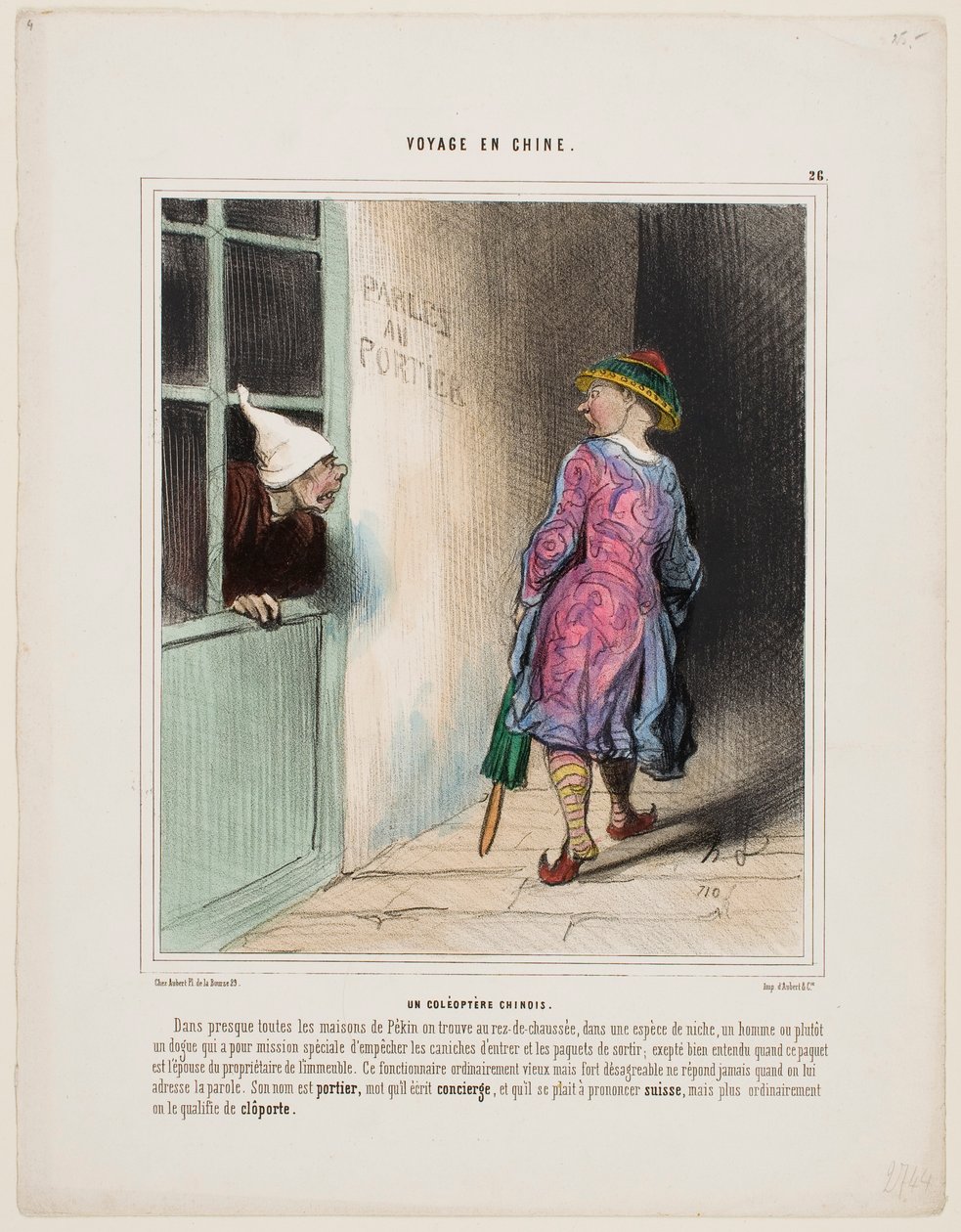 Un insecte chinois - Honoré Daumier