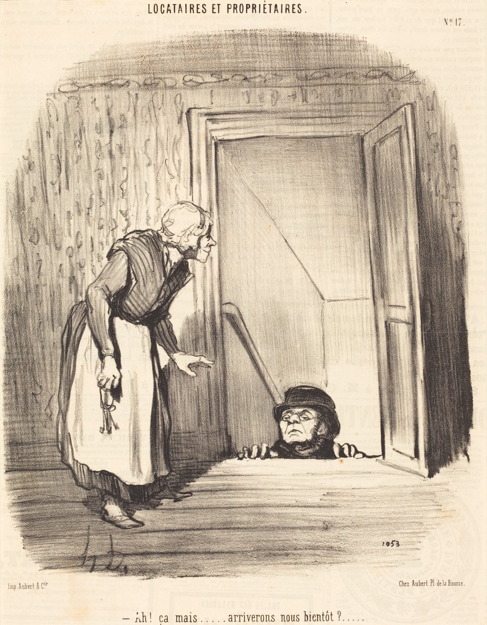 Ah! ça mais... arriverons-nous bientôt - Honoré Daumier