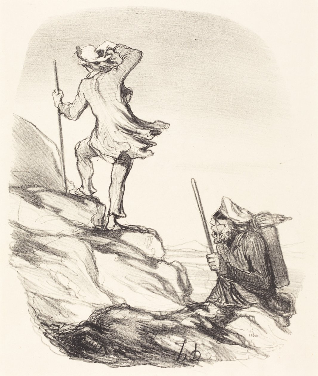 Aperçois-tu un lieu civilisé... - Honoré Daumier