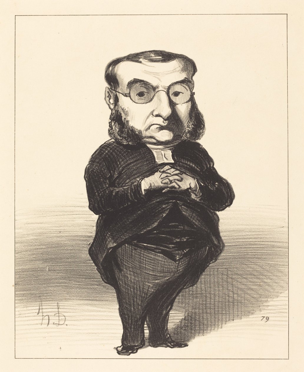 Ath. L. Charles Coquerel - Honoré Daumier