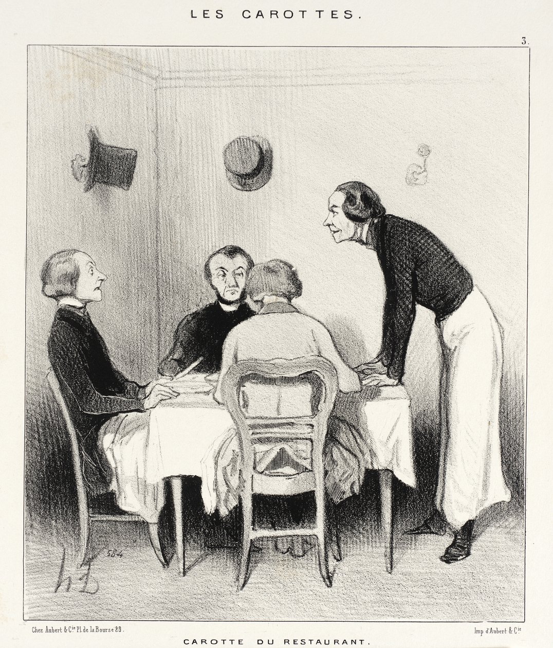 Carotte du restaurant - Honoré Daumier
