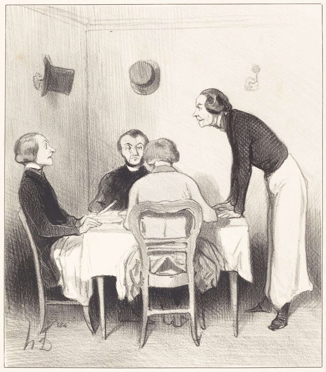Carotte du restaurant - Honoré Daumier