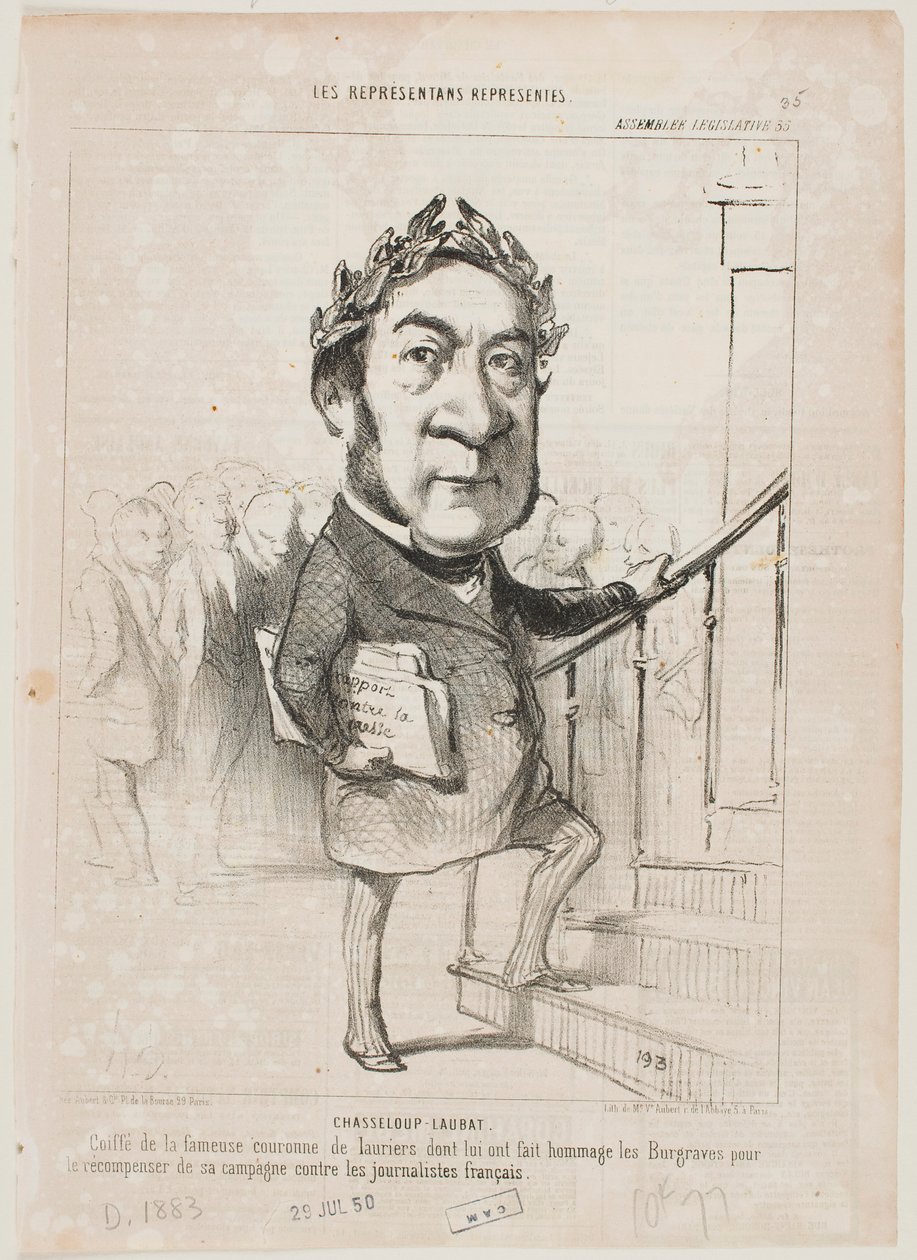 Chasseloup-Laubat - Honoré Daumier