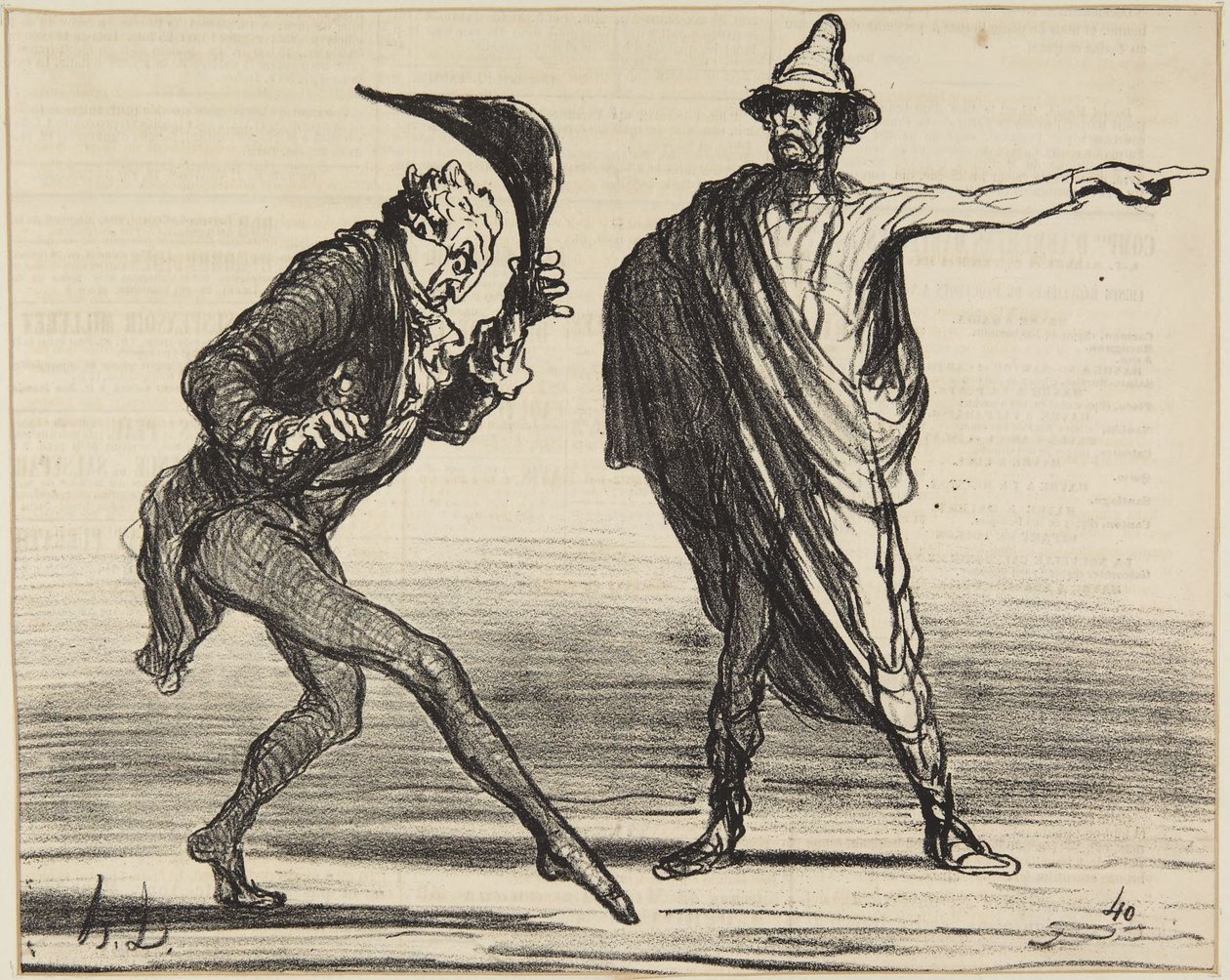 «Comme quoi actuellement en Toscane...» - Honoré Daumier