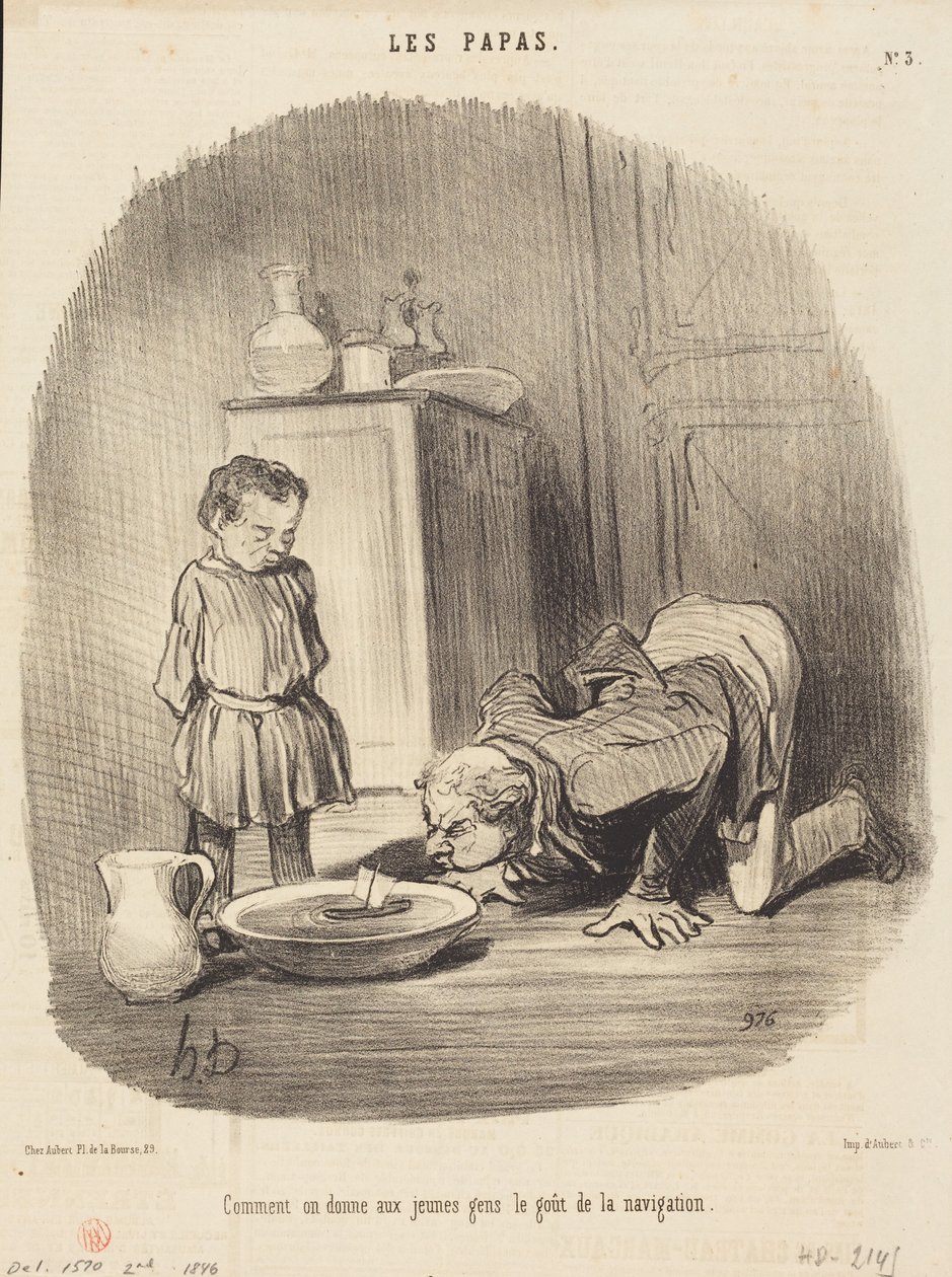 Comment on donne... le goût de la navigation - Honoré Daumier