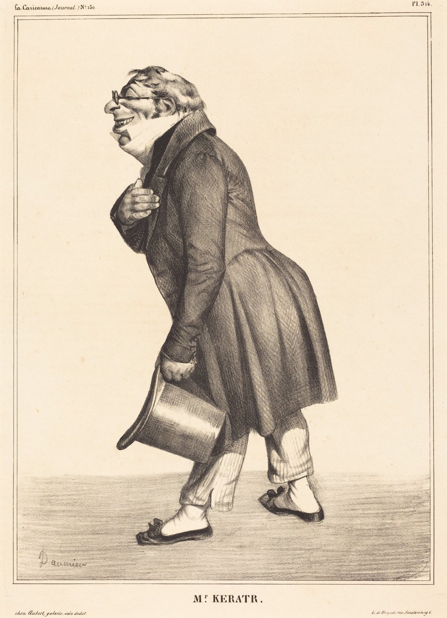 Comte de Kératry - Honoré Daumier