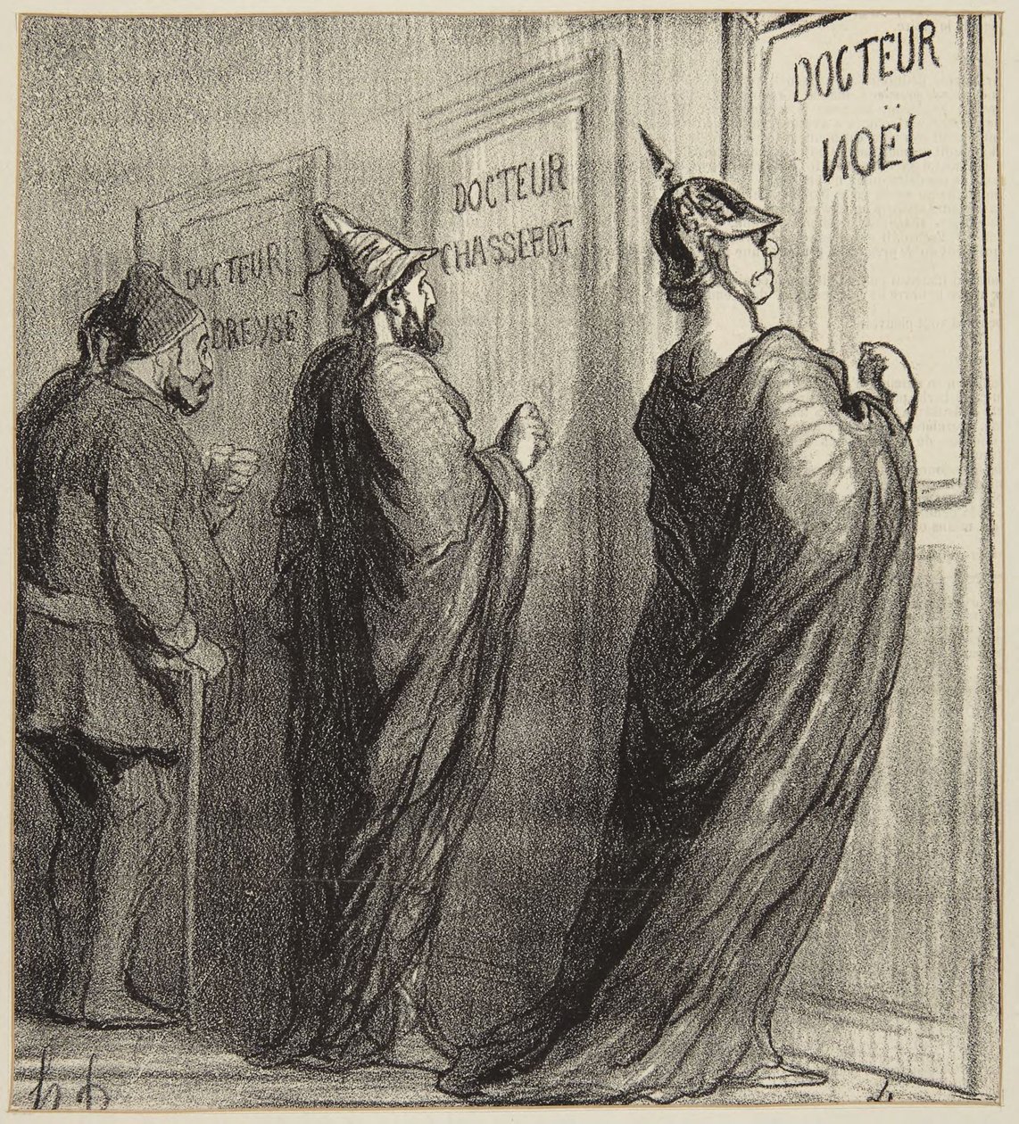 « Consultations non gratuites » - Honoré Daumier