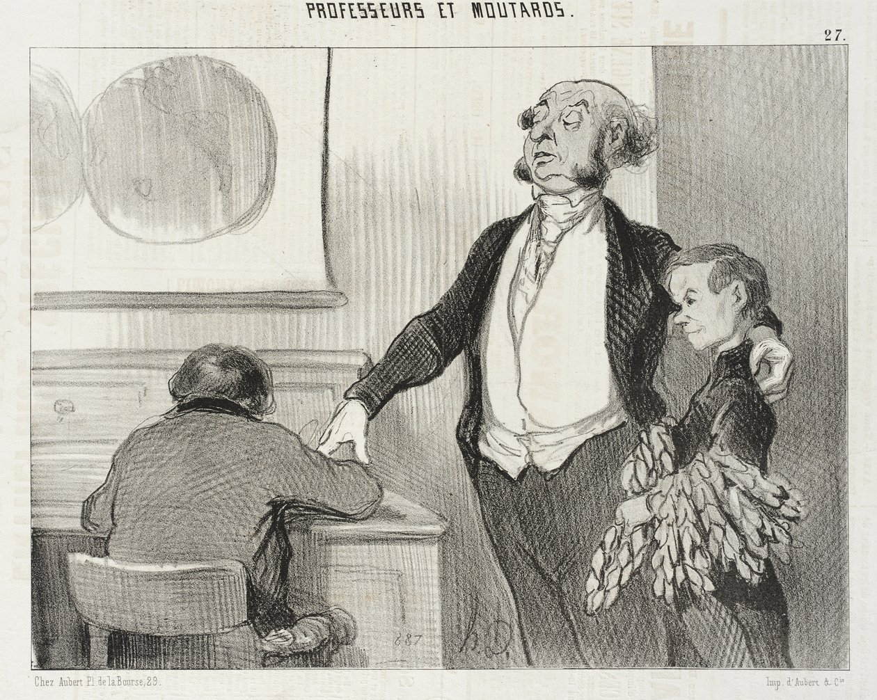 Dans cette réclame que vous allez envoyer à tous les journaux - Honoré Daumier