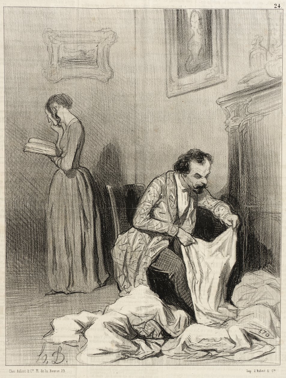 Depuis que Virginie a obtenu le septième accessit... - Honoré Daumier