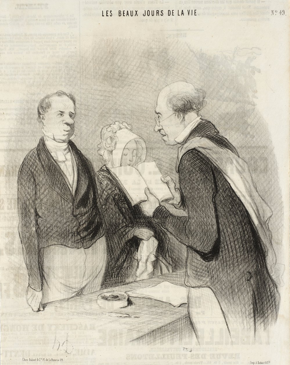 Devant M. le Maire - Honoré Daumier