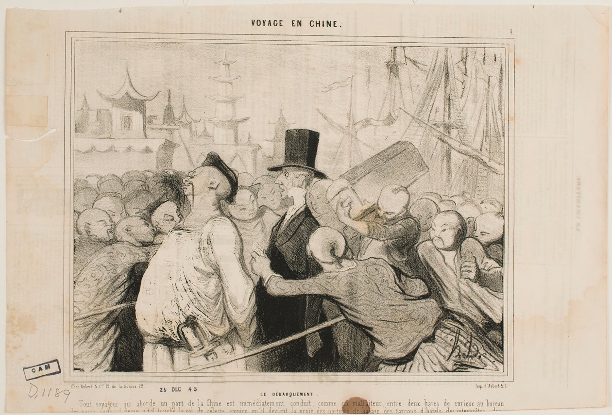 Débarquement - Honoré Daumier