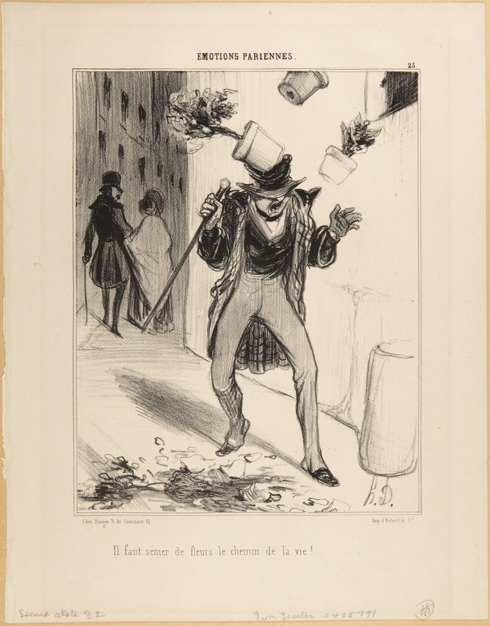« Émotions parisiennes » (sic) - Honoré Daumier