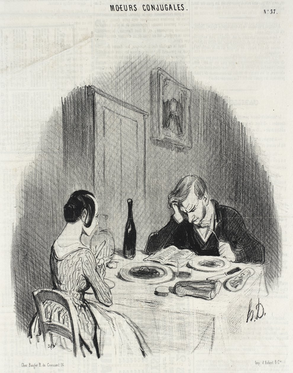 En voilà un genre agréable!... - Honoré Daumier