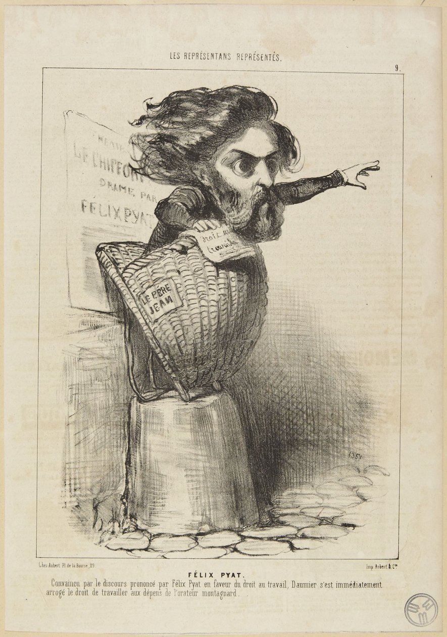 Félix Pyat - Honoré Daumier