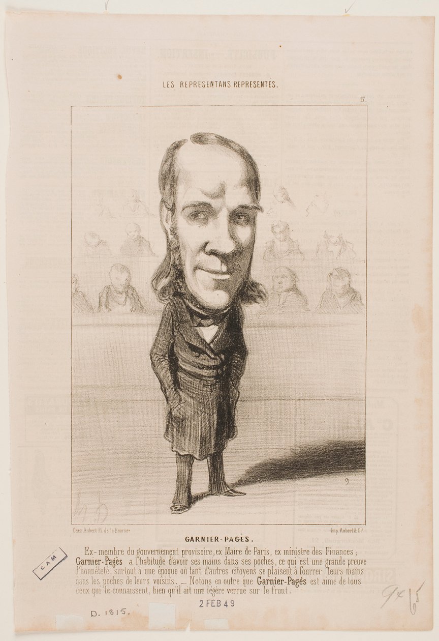 Garnier-Pages - Honoré Daumier
