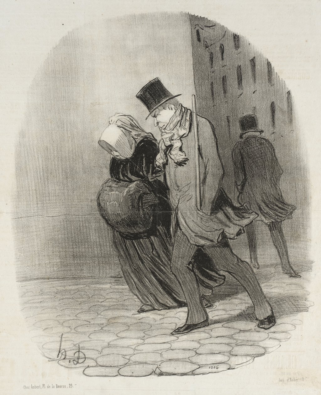 Huit degrés au-dessous de zéro - Honoré Daumier