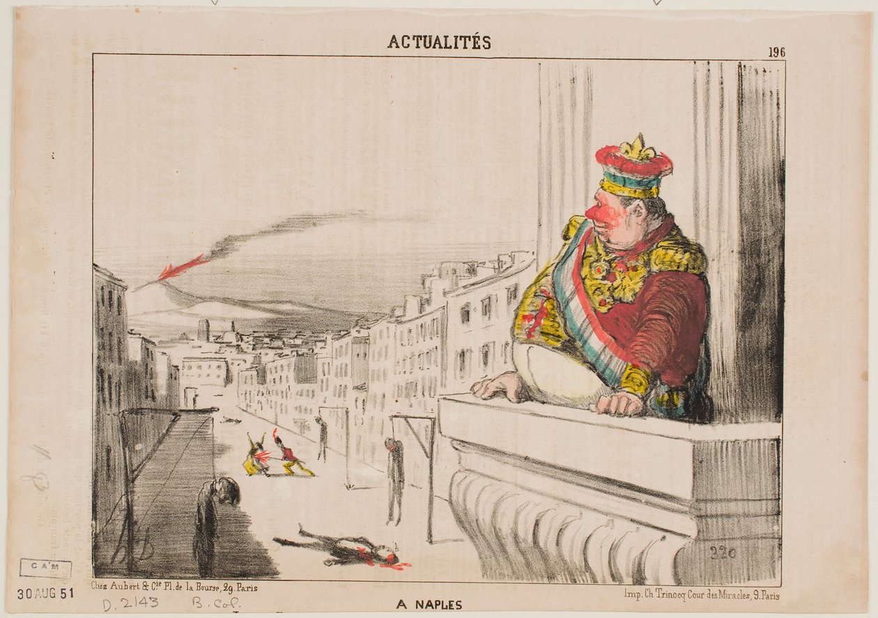 À NAPLES - Honoré Daumier