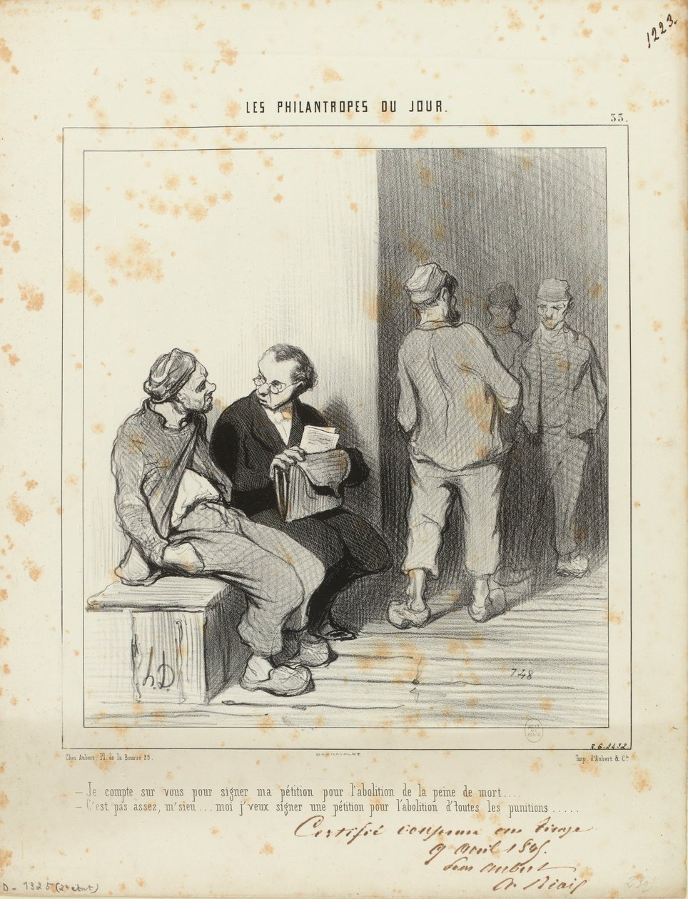 Je compte sur vous pour signer ma pétition... / 33 - Honoré Daumier