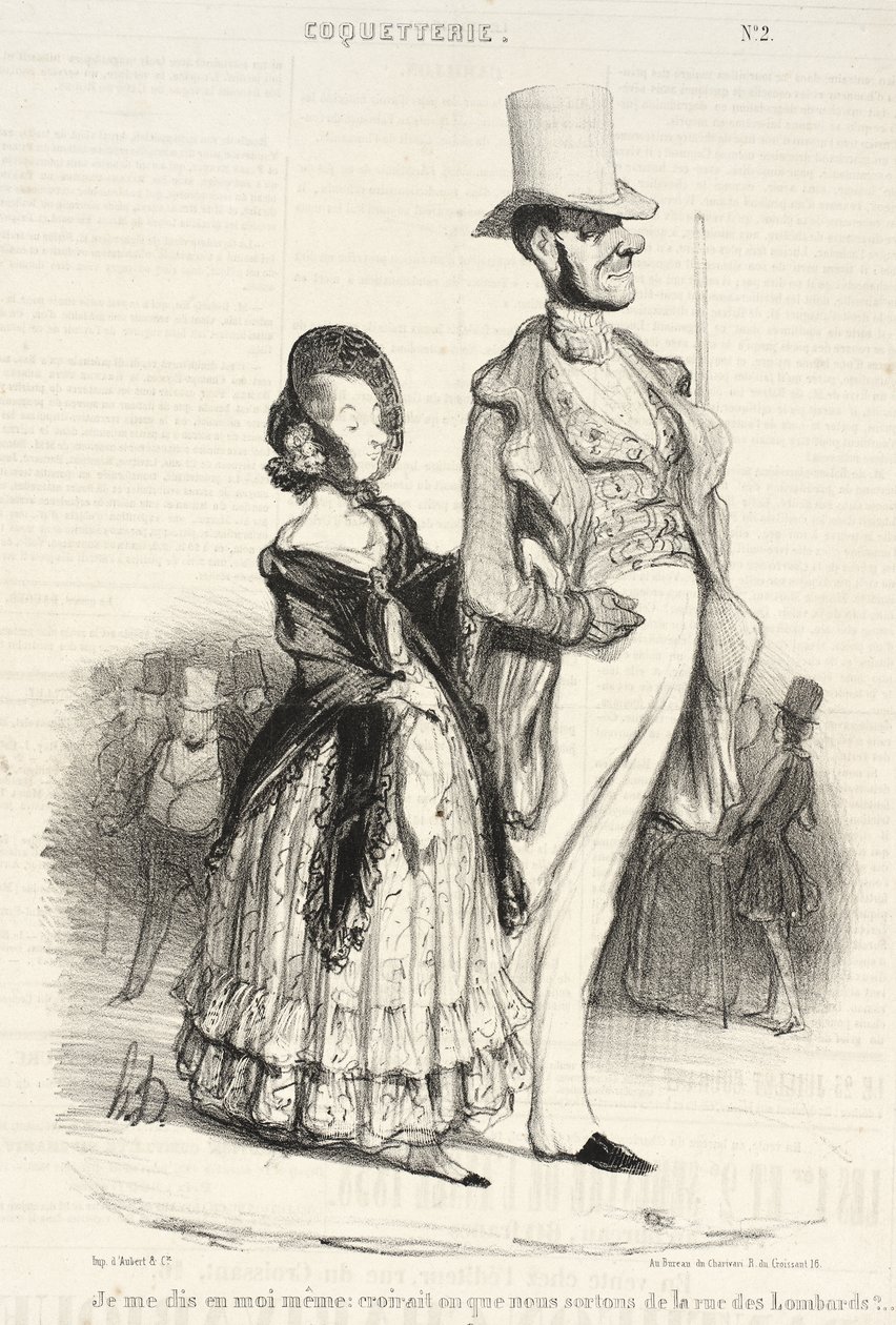 Je me dis en moi-même: croiraint-on... - Honoré Daumier