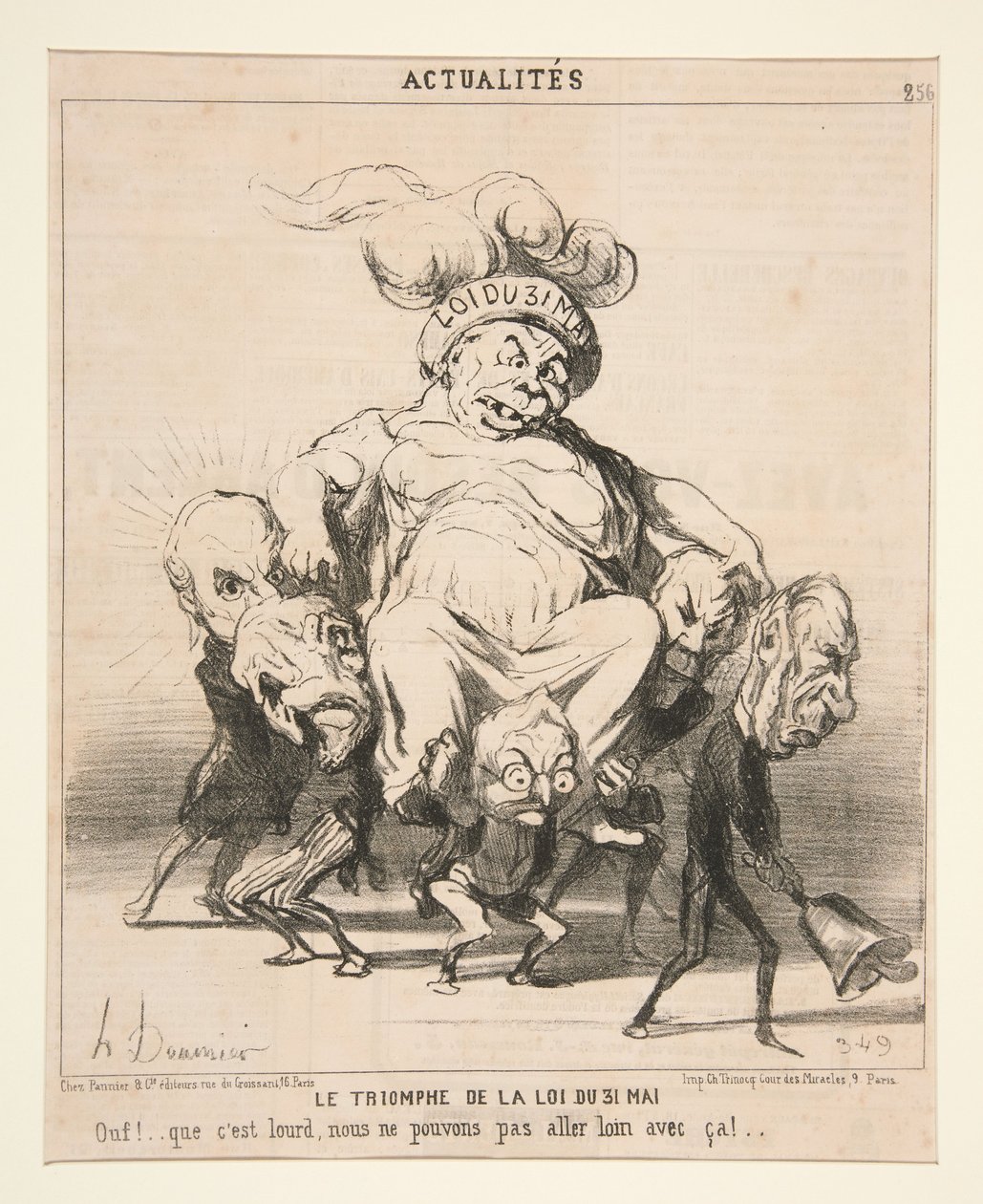 Le triomphe de la loi du 31 mai. Ouf ! ... que c