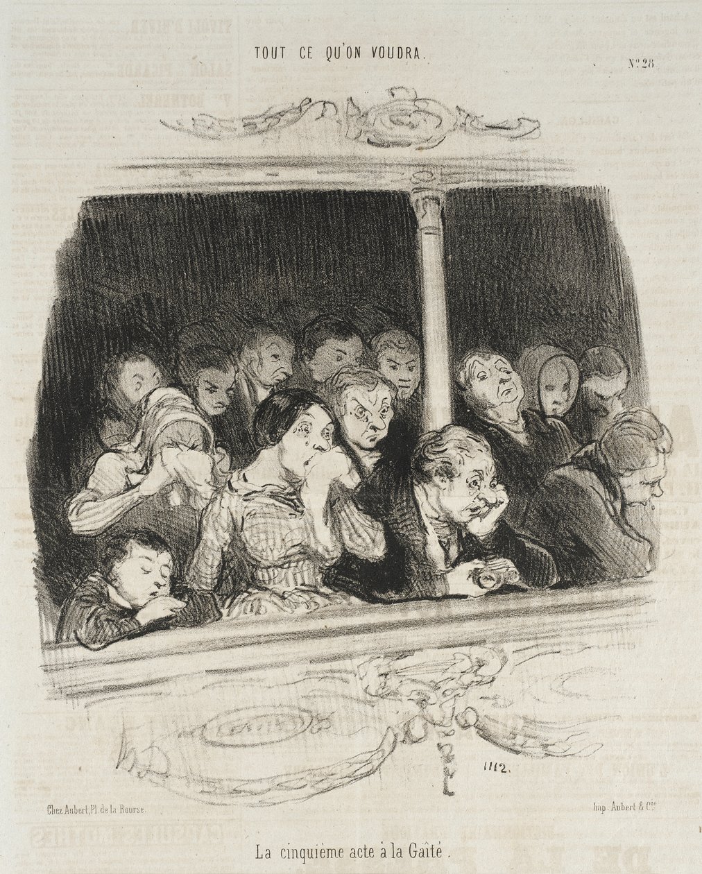 La Cinquième acte à la Gaîté - Honoré Daumier