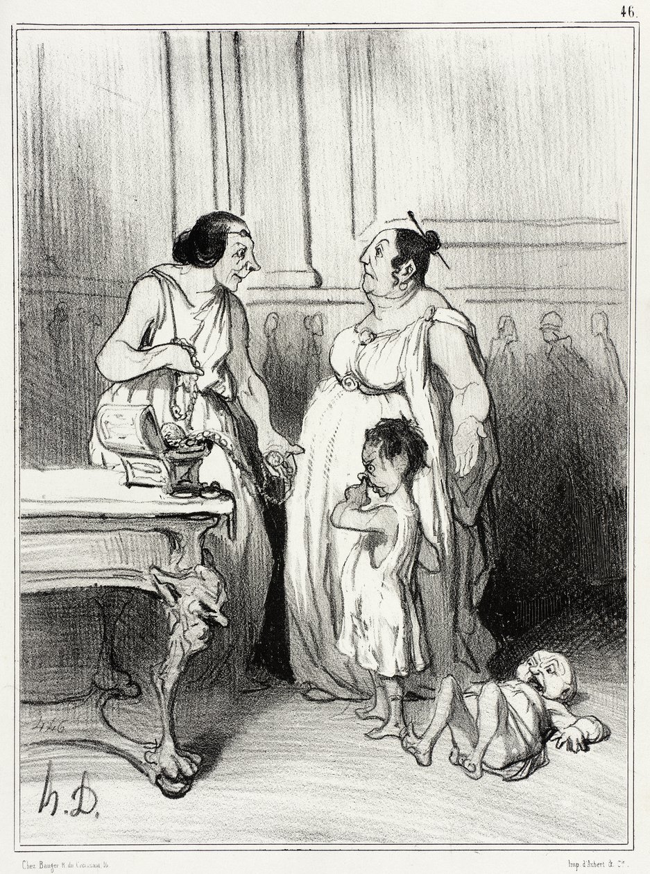La Mère des Gracques - Honoré Daumier