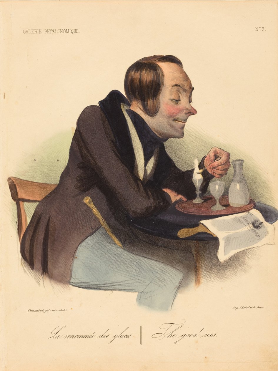 La renommée des glaces - Honoré Daumier