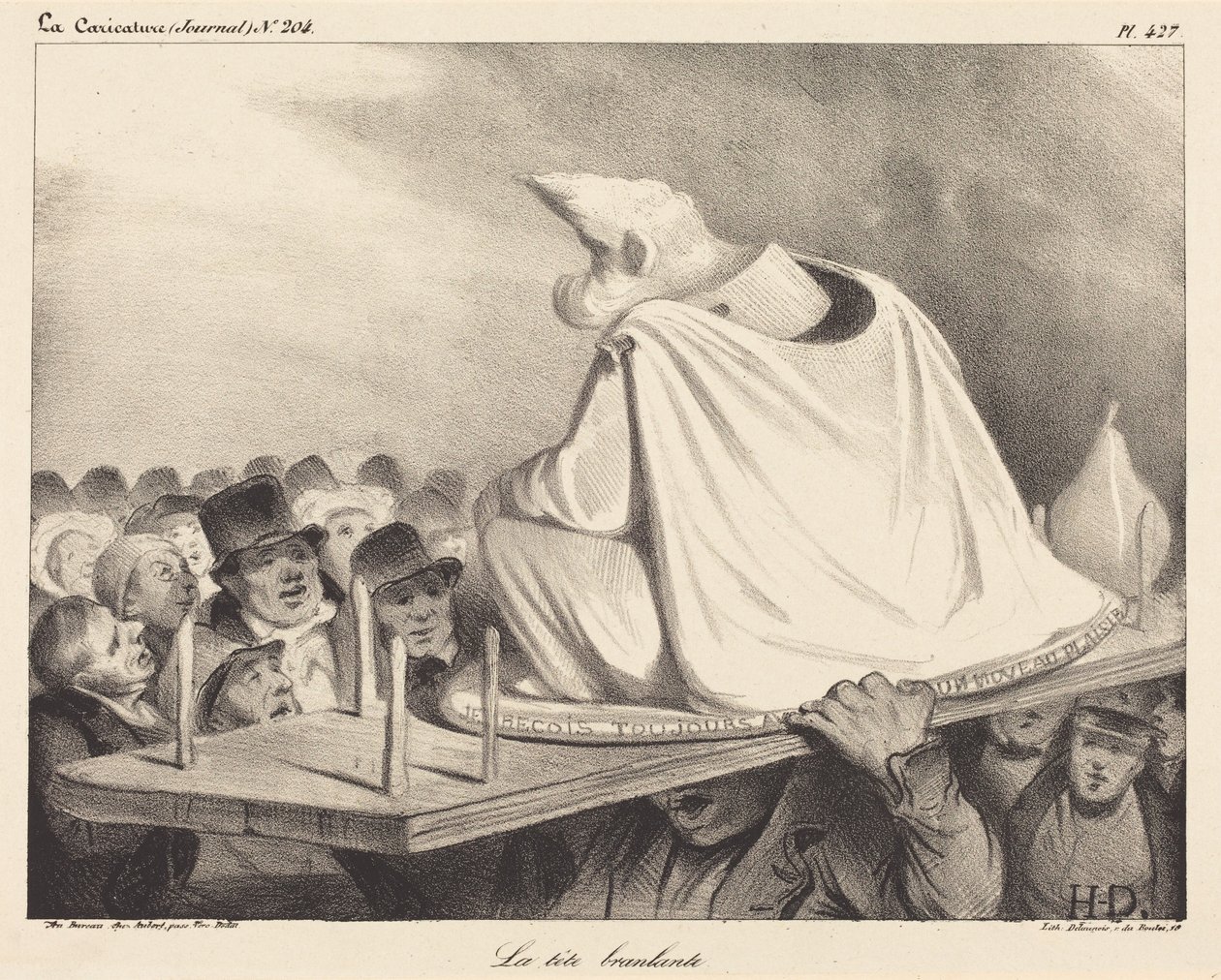 La tête branlante - Honoré Daumier