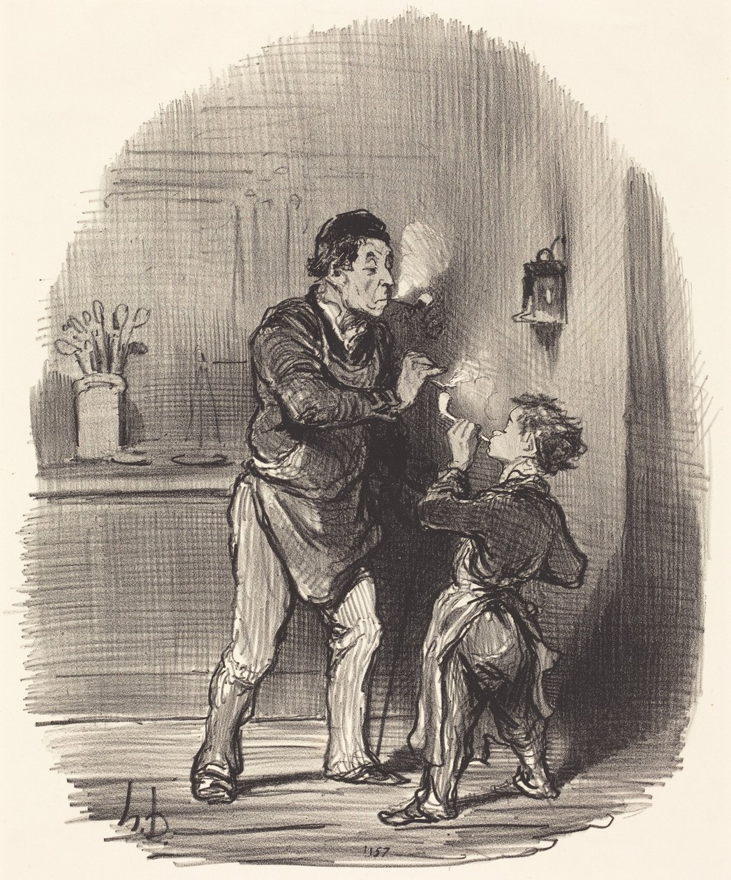 Le Chiffonnier philosophe - Honoré Daumier