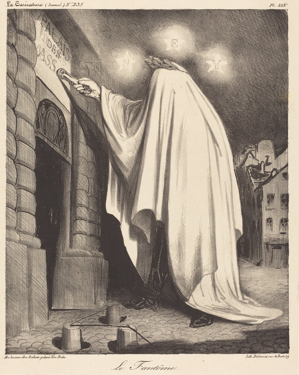 Le Fantôme - Honoré Daumier