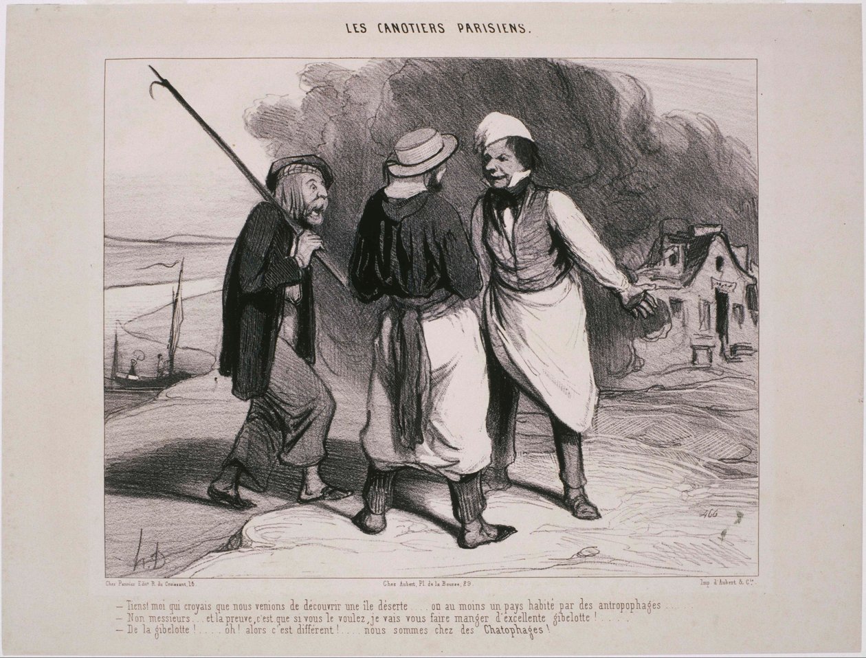 Les Canotiers Parisiens - Honoré Daumier